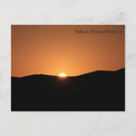 Wüste Sahara, Marokko Postkarte