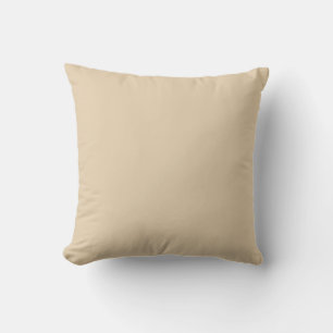 Wüste Sand E6D1B0 Solid Color Design Kissen