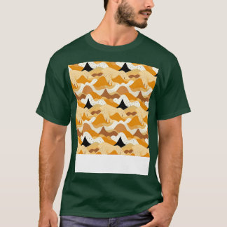 Wüste Seamless Muster Sand Dune Sahara Quicksand T-Shirt
