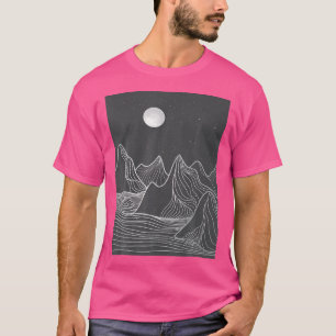 Wüste Shirt Mountain Nature Grafisches T-Shirt Män