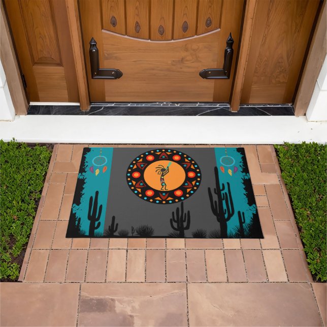 Wüste Southwest Kokopelli Doormat Fußmatte (Außenbereich)
