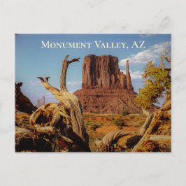 Wüste Südwestmonumentales Tal Arizona Postkarte