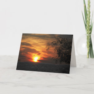 Wüste Sunrise Fine Art Foto, unbedruckt innen Karte