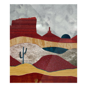 Wüste Sunrise Fotodruck