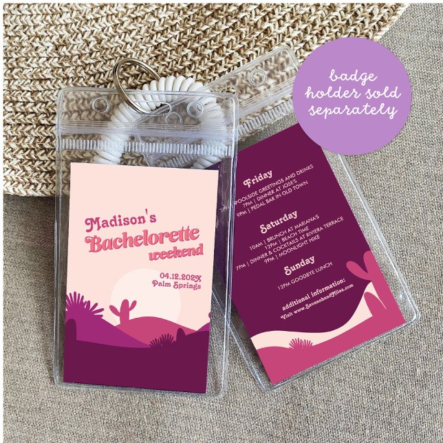 Wüste Sunset Bachelorette Einlage Visitenkarte (Von Creator hochgeladen)