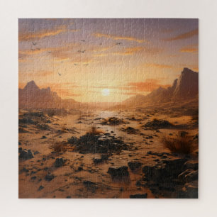 Wüste Sunset Puzzle