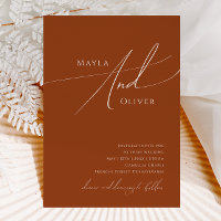 Wüste | Terracotta Lässig Wedding