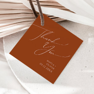 Wüste   Terracotta Vielen Dank Geschenkanhänger