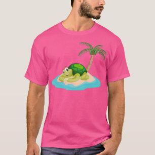 Wüste Tortoise Turtle auf der Insel Männer Frauen  T-Shirt