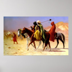 Wüste überqueren poster