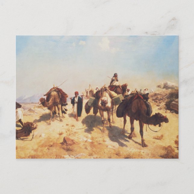 Wüste überqueren postkarte (Vorderseite)