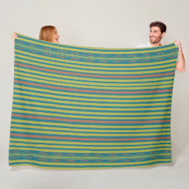 Wüste und Lehmstreifen Fleecedecke