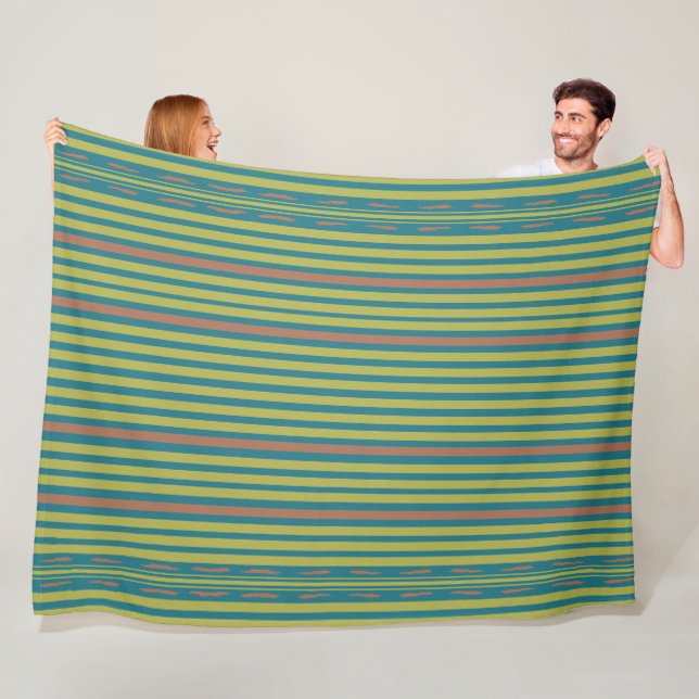 Wüste und Lehmstreifen Fleecedecke (Beispiel)