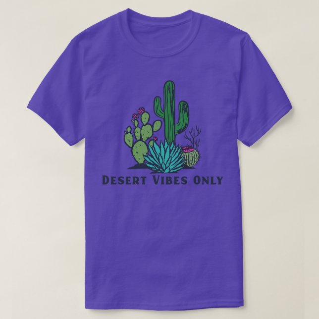 Wüste Vibes only Cactus T-Shirt (Design vorne)