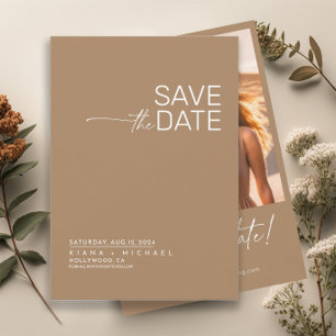 Wüste Vibes Wedding Foto Template Vert ID1019 Save The Date