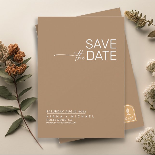 Wüste Vibes Wedding Vertical ID1019 Save The Date (Von Creator hochgeladen)