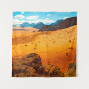 Wüste Wadi Rum, Jordandesert, Wadi, Rum, Jordan, K Wandteppich
