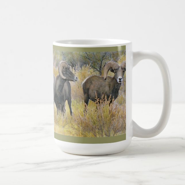 Wüstebighorns-feine Kunst-Tasse Tasse (Rechts)