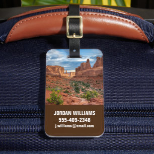 Wüsten Arches National Park, Utah Gepäckanhänger