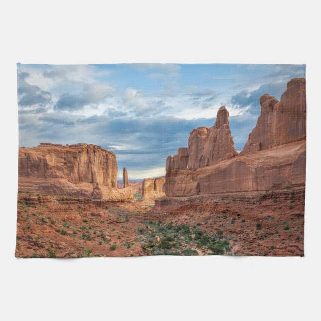Wüsten | Arches National Park, Utah Geschirrtuch (Horizontal)