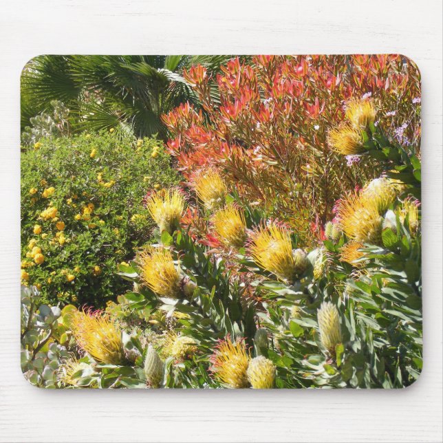 Wüsten-Blumen-Garten Mousepad (Vorne)