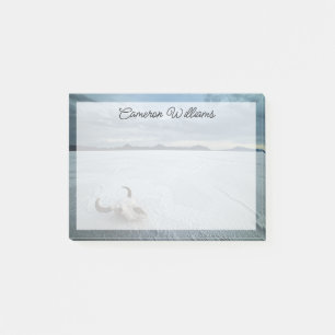 Wüsten Bonneville Salt Flats Utah Post-it Klebezettel