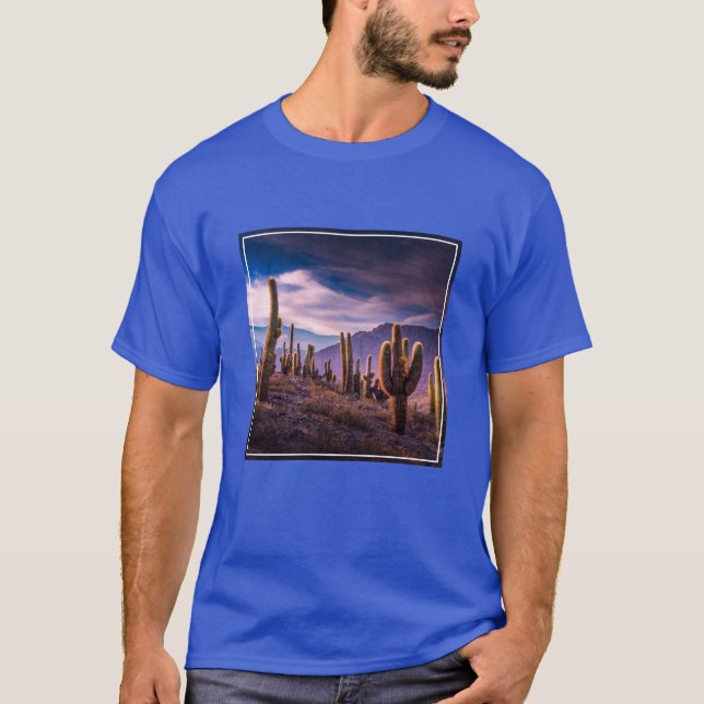 Wüsten | Cactus Landscape Argentinien T-Shirt (Vorderseite)