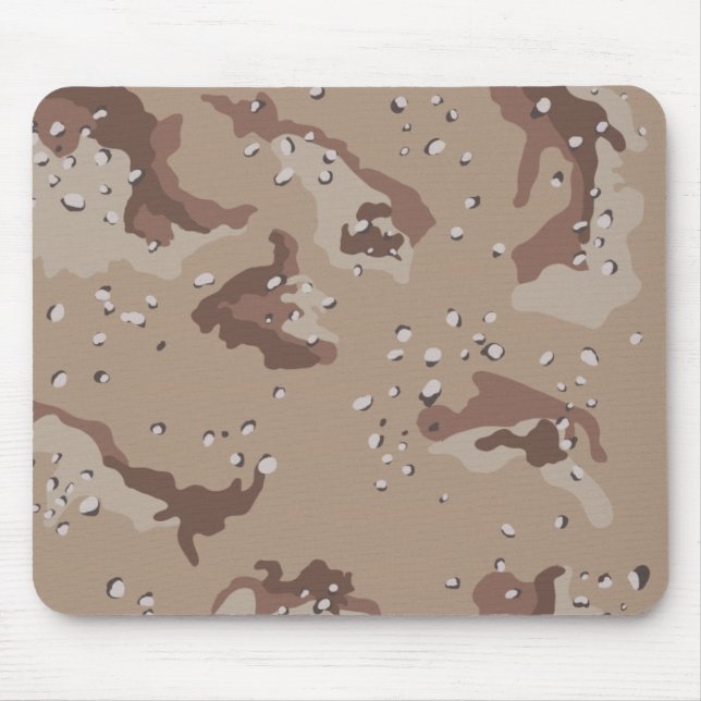 Wüsten-Camouflage-Tarnungs-Muster Mousepad (Vorne)