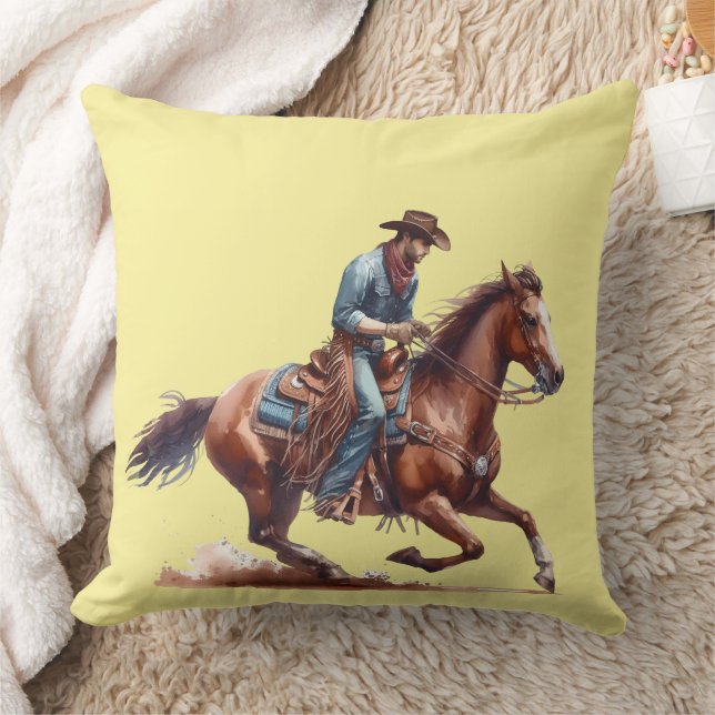 Wüsten-Cowboy  Kissen (Decke)