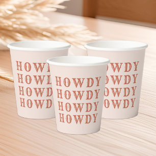 Wüsten-Cowgirl Letztes Rodeo-Papierbecher Pappbecher
