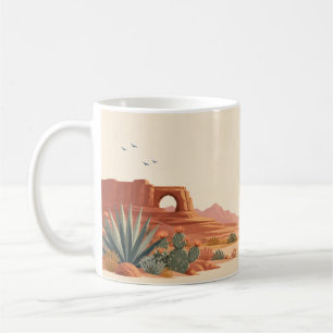 Wüsten-Dämmerung Agave Südwest-Landschaft Klassisc Kaffeetasse