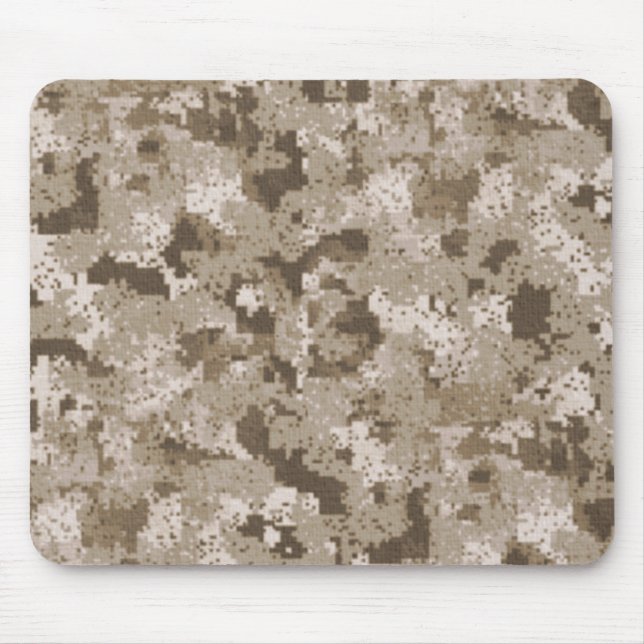 Wüsten-Digital-Tarnung Mousepad (Vorne)