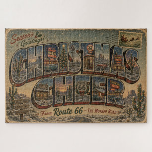 Wüsten-Diner Südwest-Highway-Winter-Spiel Puzzle