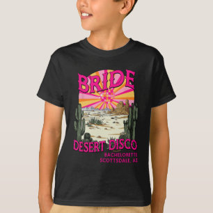 Wüsten-Disco-Braut Brautjungfer Scottsdale Jungges T-Shirt