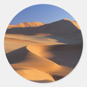 Wüsten Dünen, Sossusvlei, Namib-Naukluft Runder Aufkleber
