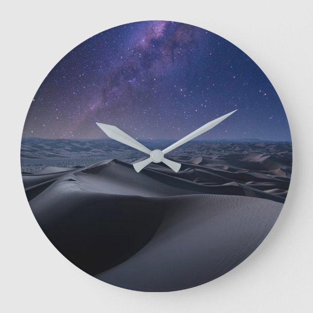 Wüsten | Empire Quarter Desert Abu Dhabi Große Wanduhr (Vorderseite)