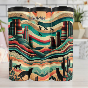 Wüsten in der Stammeslandschaft Thermosbecher