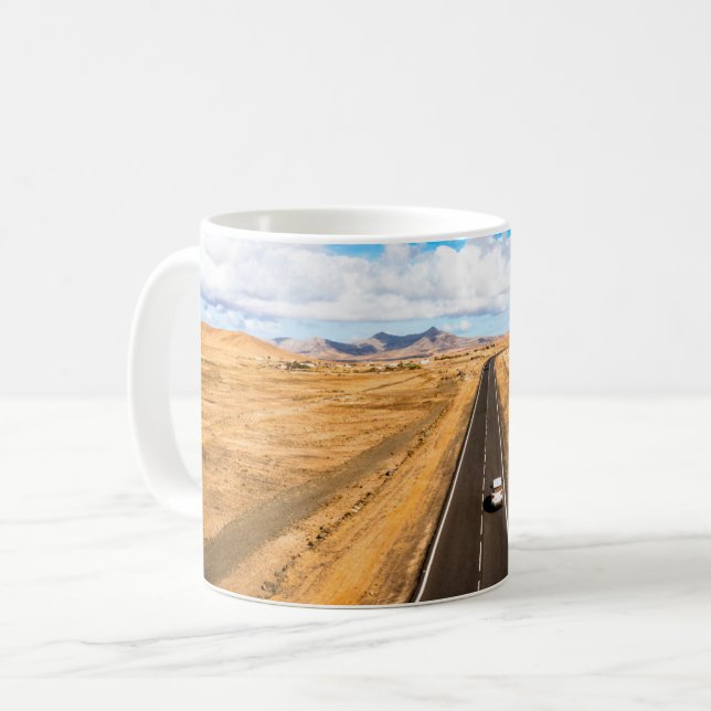 Wüsten | Kanarische Inseln, Spanien Kaffeetasse (Vorderseite Links)