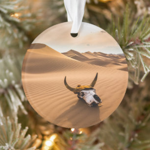 Wüsten   Kuhschädel - Sanddünen Ornament