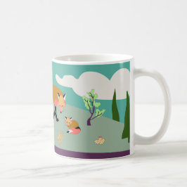 Wüsten-Leben: Fuchs- und Ausrüstungs-Tassenkunst Kaffeetasse