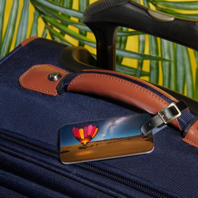 Wüsten | Mesziemlich Dunes Death Valley Gepäckanhänger (Vorderseite Insitu 3)