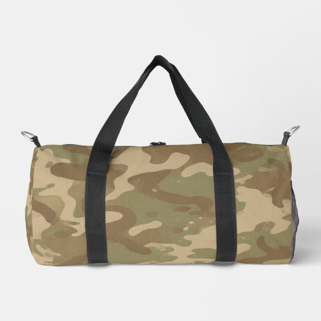 Wüsten-Militärtarnmuster Duffle Bag (Vorderseite)