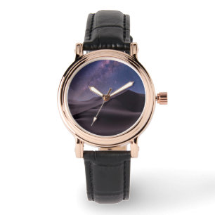 Wüsten   Milky Way Starry Sky Sand Dune Dubai Armbanduhr