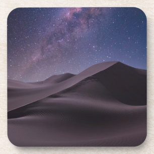 Wüsten Milky Way Starry Sky Sand Dune Dubai Getränkeuntersetzer