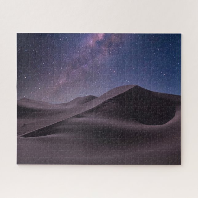 Wüsten | Milky Way Starry Sky Sand Dune Dubai Puzzle (Horizontal)