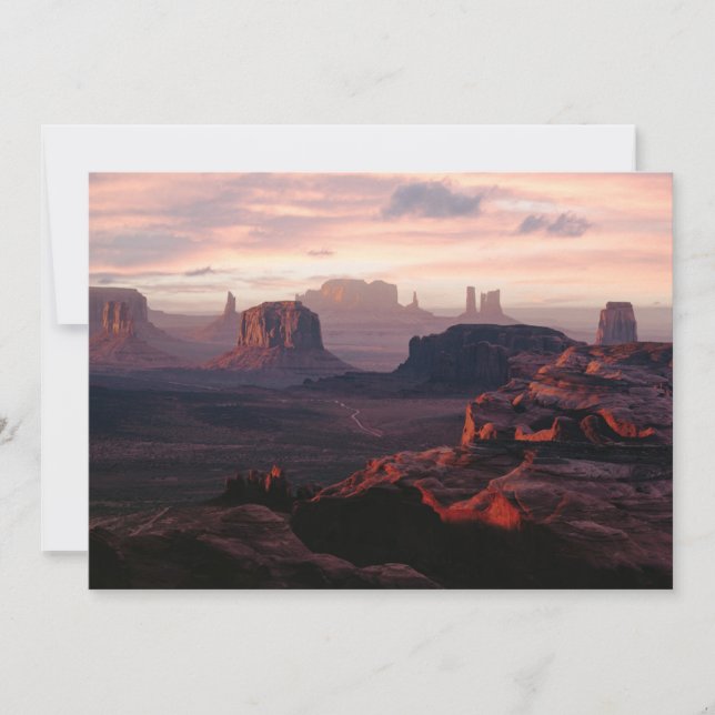 Wüsten | Monument Valley Utah-Ariziona Dankeskarte (Vorderseite)
