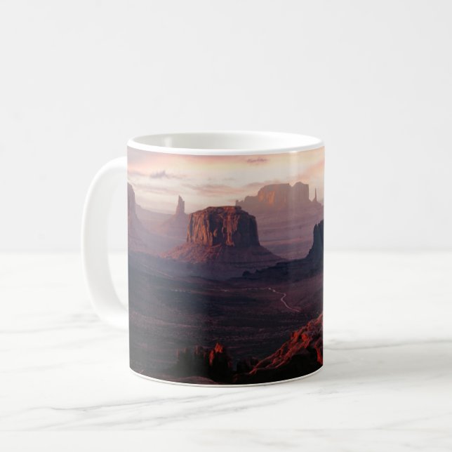 Wüsten | Monument Valley Utah-Ariziona Kaffeetasse (Vorderseite Links)