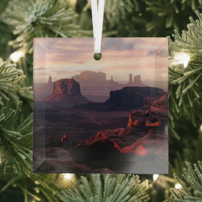 Wüsten | Monument Valley Utah-Ariziona Ornament Aus Glas (Insitu)
