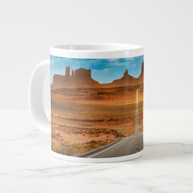 Wüsten | Monument Valley, Utah Jumbo-Tasse (Vorderseite Links)