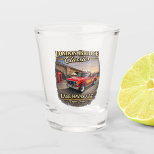 Wüsten-Muskel Retro-Autodesign Schnapsglas